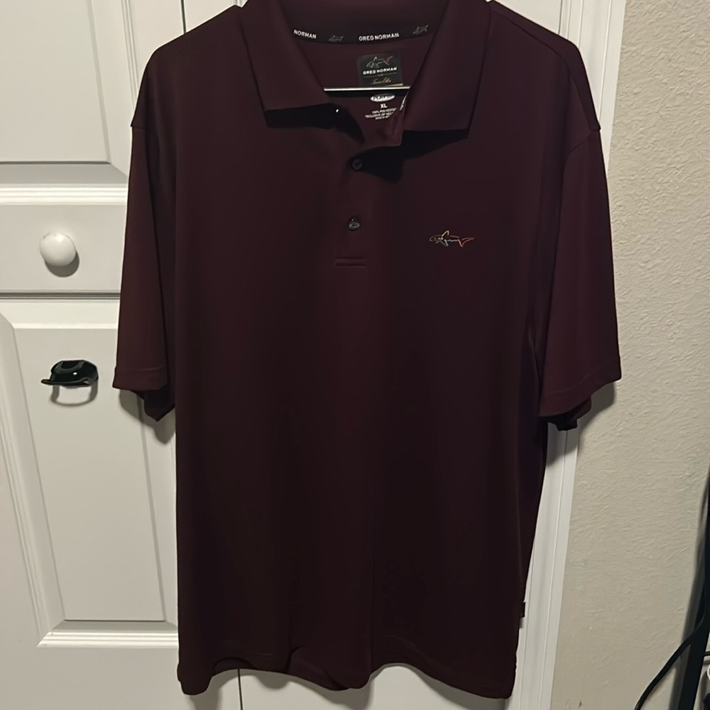 Dark Red Greg Norman Polo